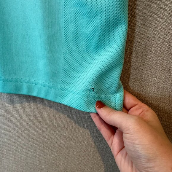 Masters Tech Aqua Blue Golf Polo Shirt Men’s Large Augusta National Logo - Picture 8 of 9